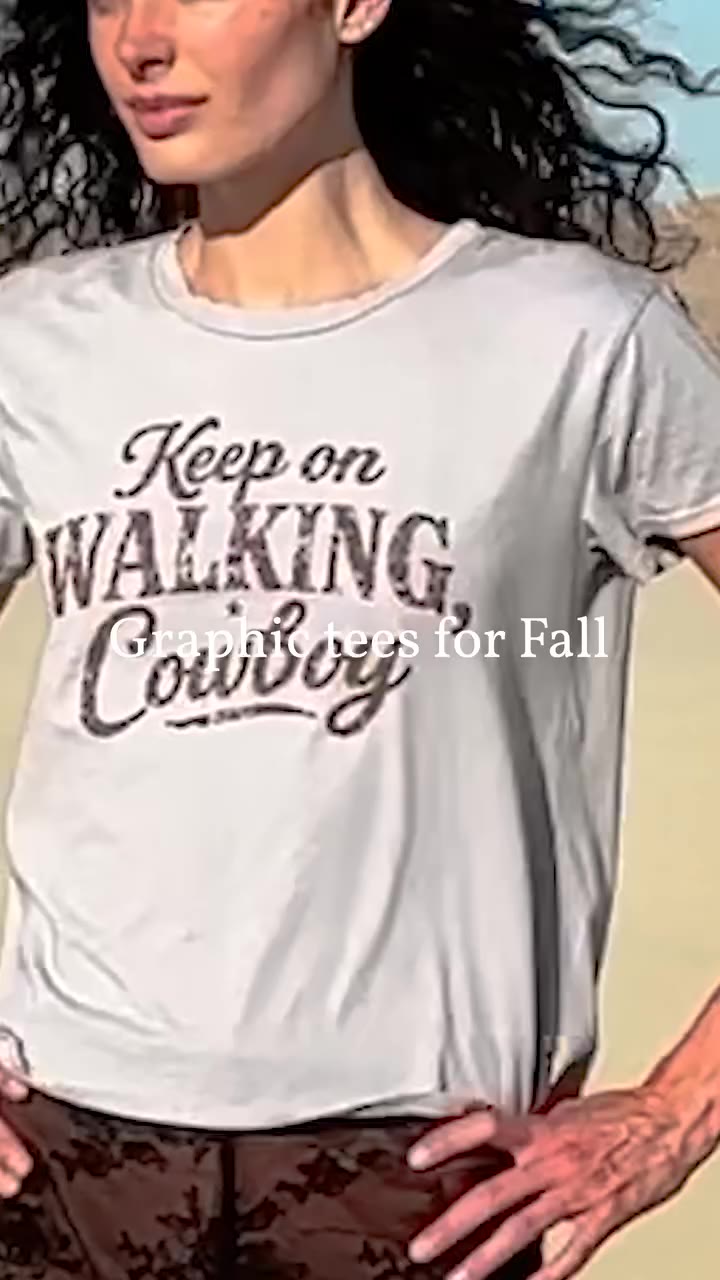 Graphic tees for Fall.