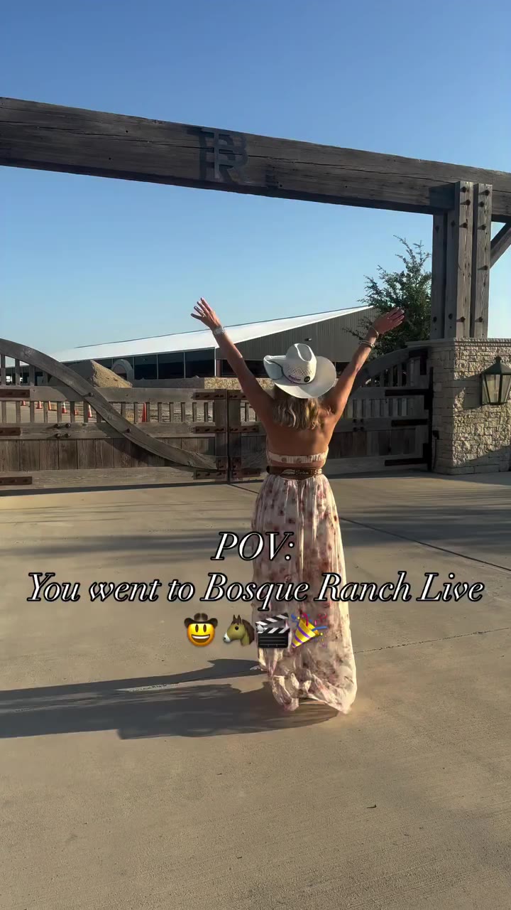 A little taste of what makes Bosque Ranch Live so special. 🤠 From the action…