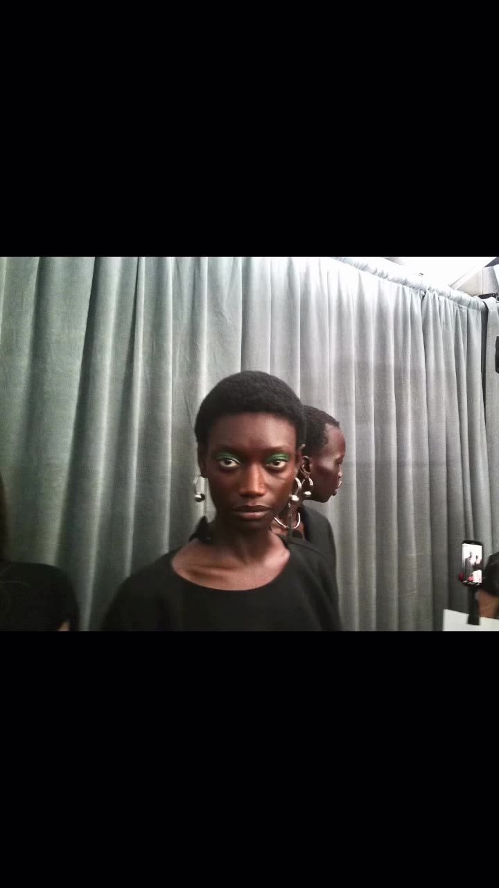 POP LIFE! The excellent cabine of models, backstage at @themuseumofmodernart…