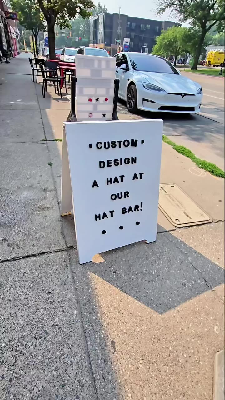 A hat made just for you. Come create your own at our Saint Paul location.