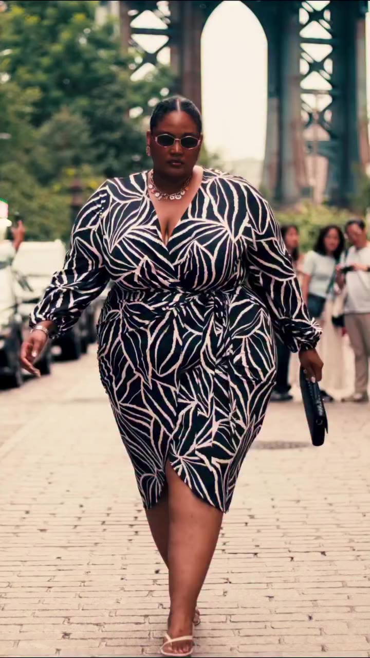 A wrap dress designed for real movement…not just standing still. Made to…