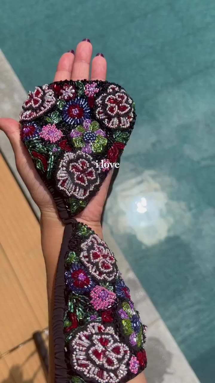 POV: your bikini is the jewelry ✨ Hand-beaded. Sculptural. Impossible to…