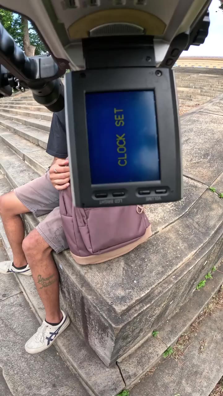 the things we do for that retro aesthetic #vintage #digitalcamera #POV #jansport