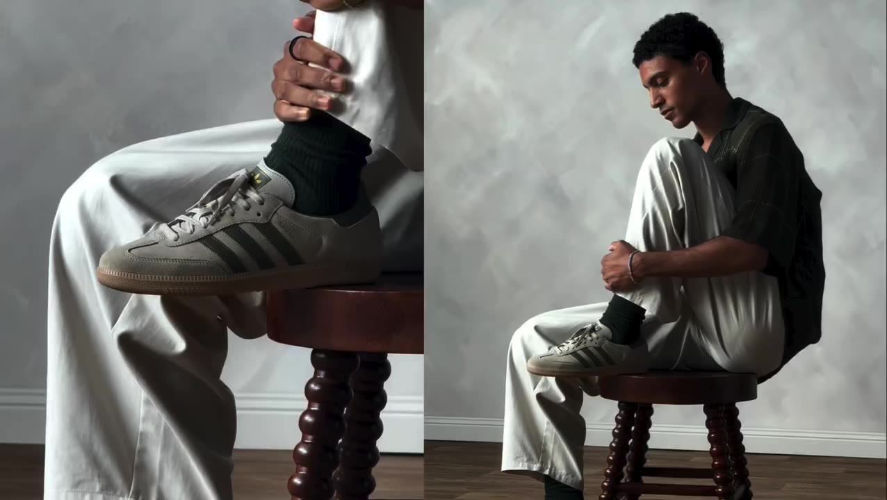 For the shift into spring. Adidas Spezial and Samba. Exclusive to Hype DC.
