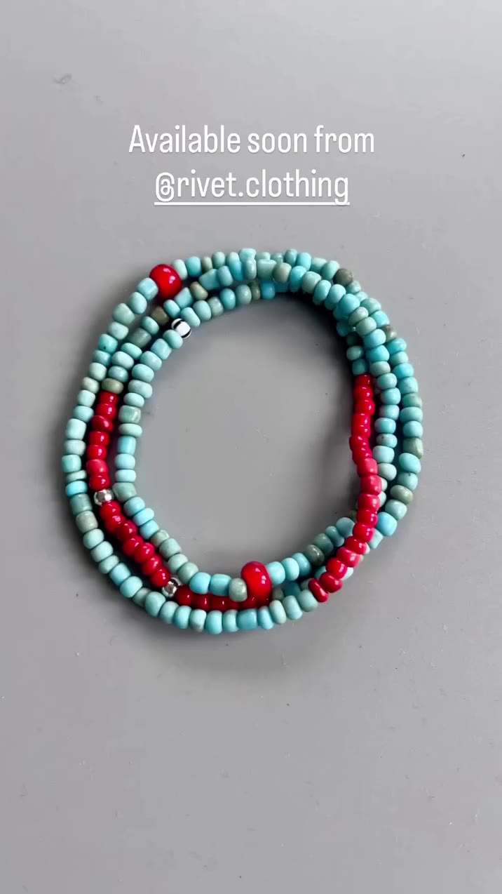 From a selection of triple wrap bracelets/necklaces available from those good…