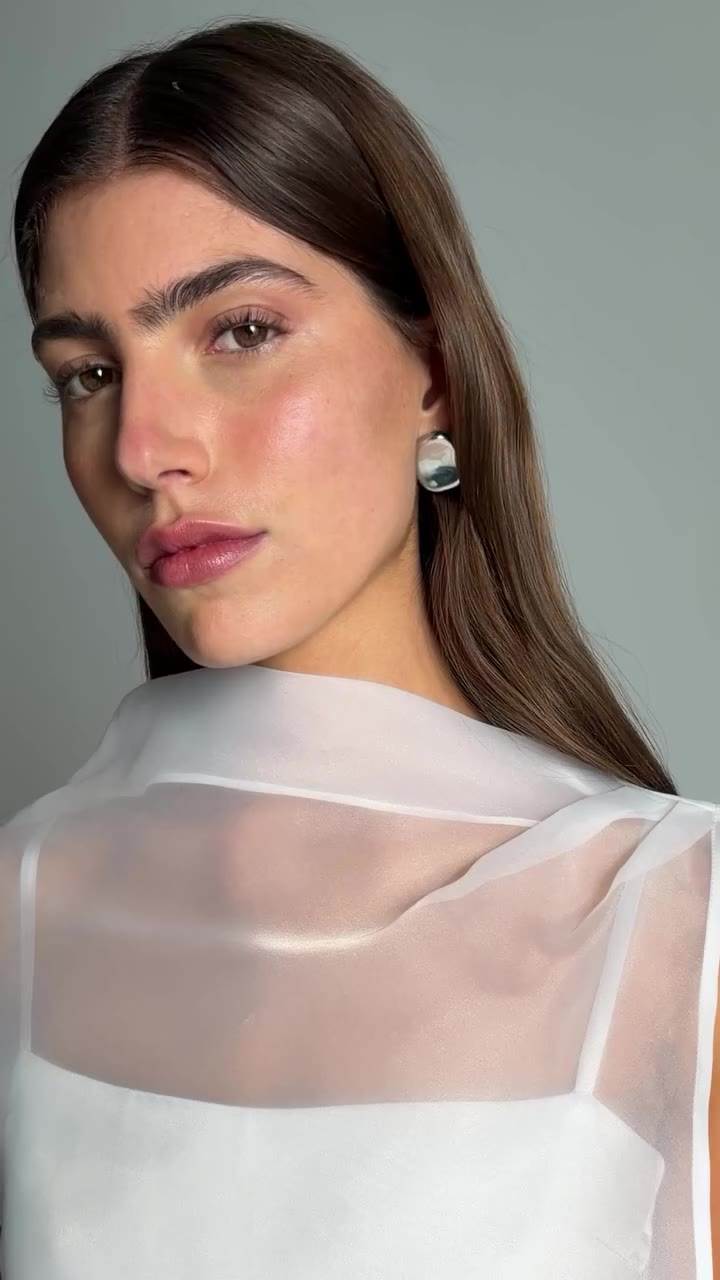 Sheer Elegance ~ The Hopkins Top now in white
