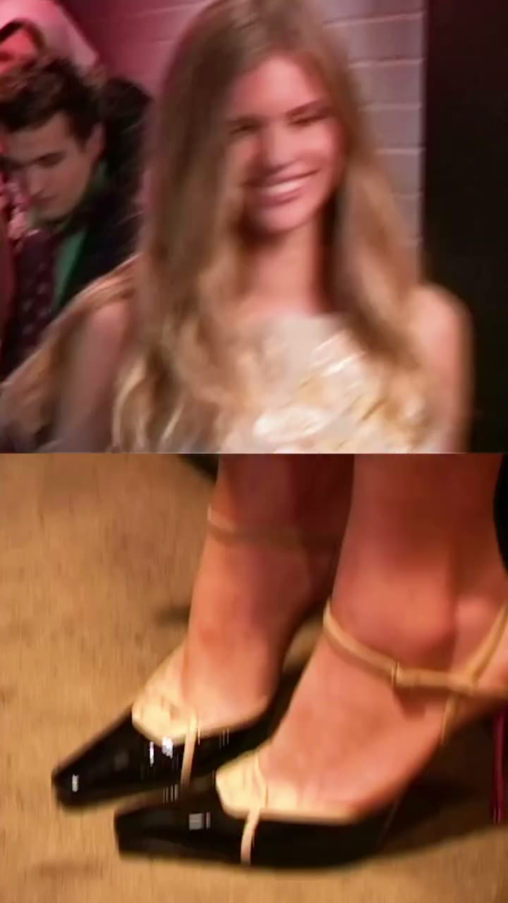 A closer look at the shoes Sandra Choi created for Conner Ives' Spring 2027…