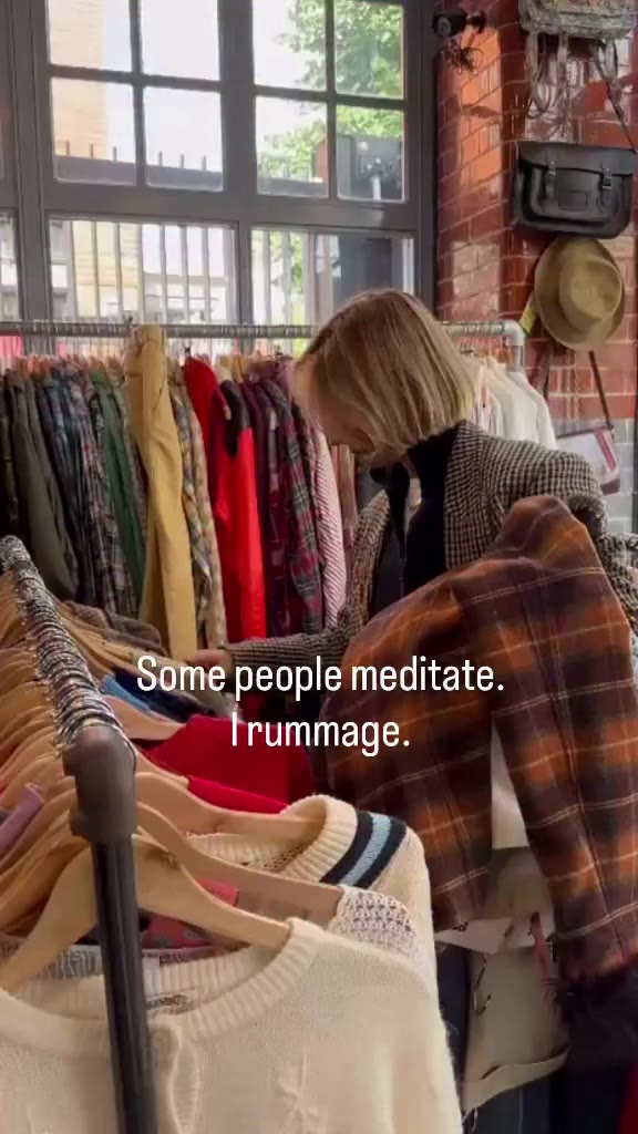 It’s cheaper than therapy ✌🏼 #pov #charityshopping #reel #thrifting #secondhand