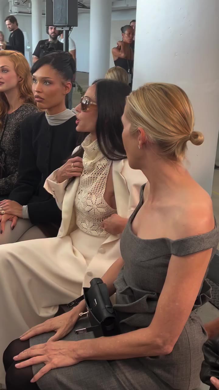 DEMI FOREVER❤️ @demimoore at @magdabutrym today at New York fashion week!…