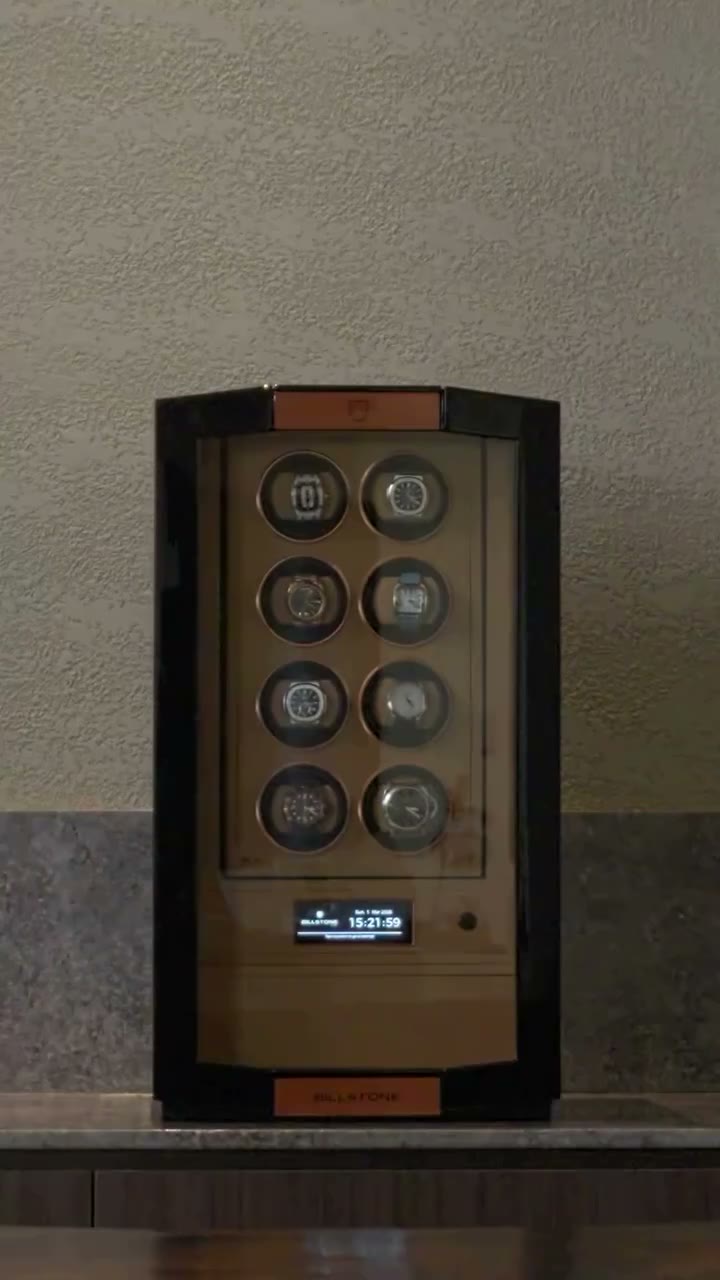 Cairus 16 Fingerprint Burl Wood Watch Winder makes its return. A dedicated…