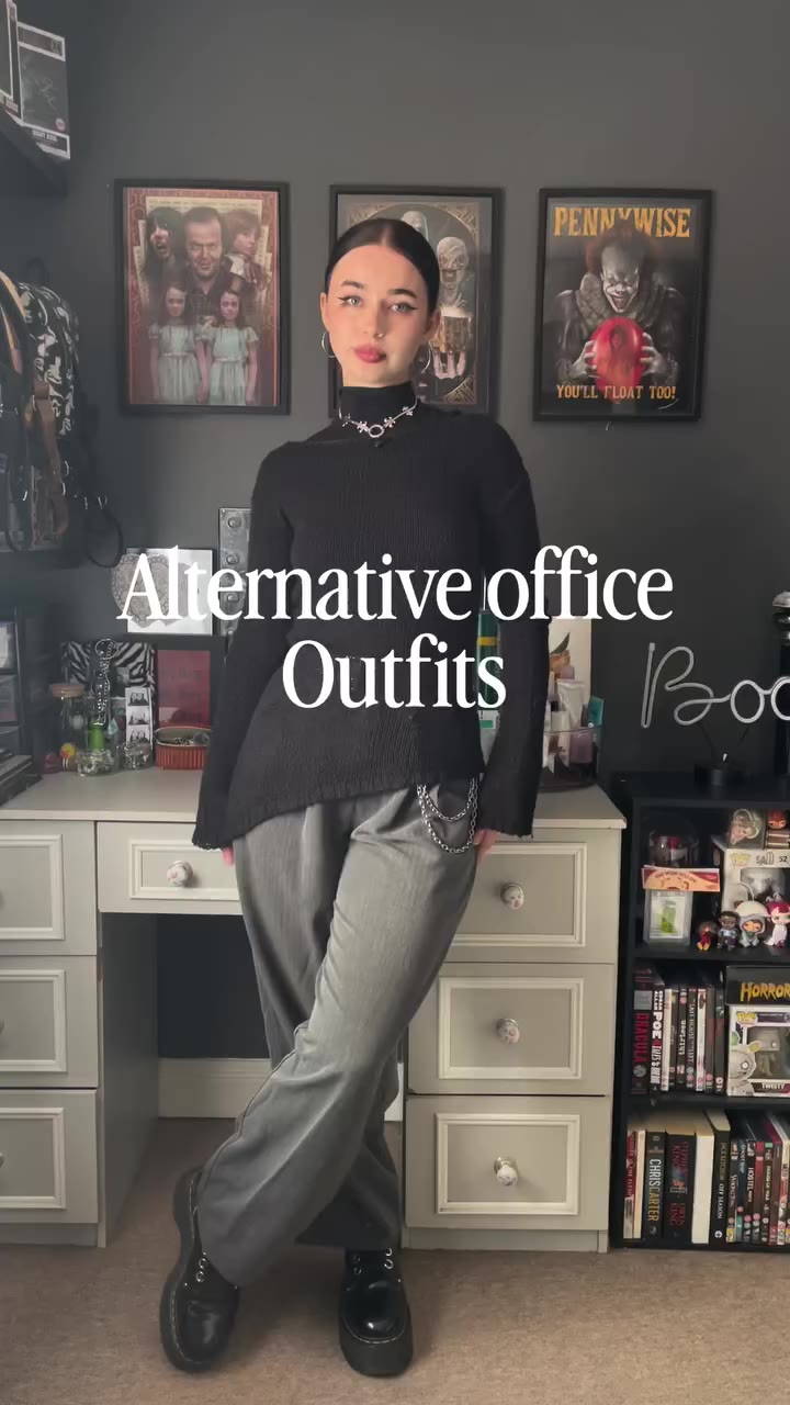 I’m Raven the acid bath princess of the office 🧛🏻‍♀️ Mixing and matching…