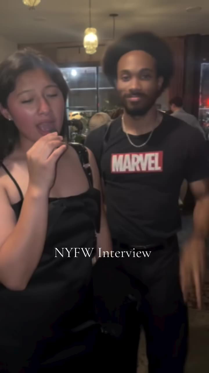 NYFW interview @outskirtts #newyorkfashionweek #fashionweek #fashion #fyp #viral