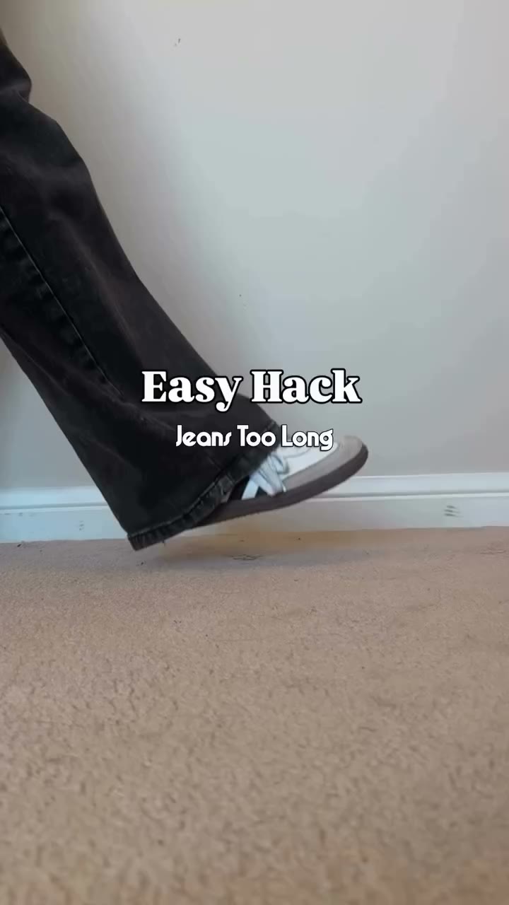 How to fix your jeans if it’s too long! #designrfits
