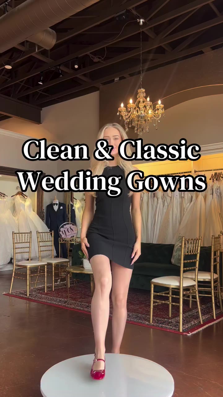 Clean, Classic, Eligant🤩🥂 #weddingdressshoppingdfw #oldmoneyweddingdress…