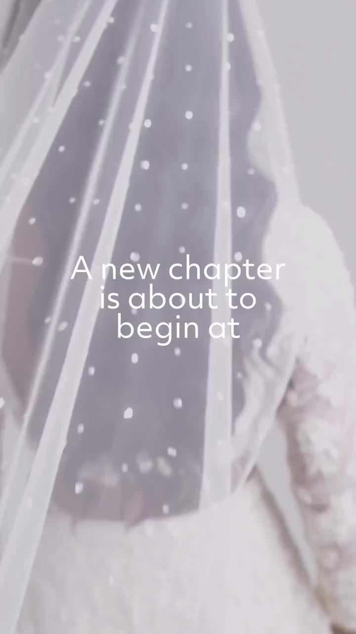 Tomorrow… something special arrives at David’s Bridal. Honoring tradition…