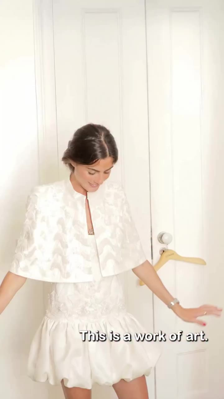 Introducing the first-ever FARM Rio wedding dress, custom-made for Vicky…