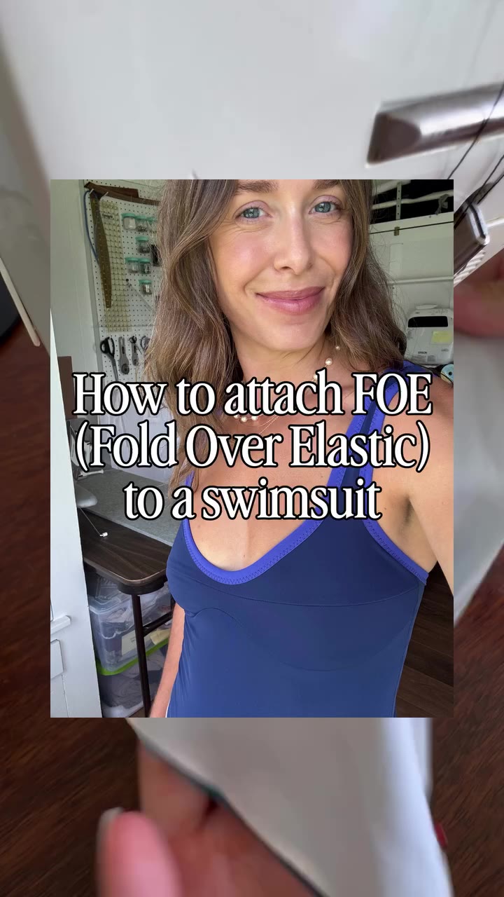 One of the ways you can use Fold Over Elastic when sewing swimwear! I use this…