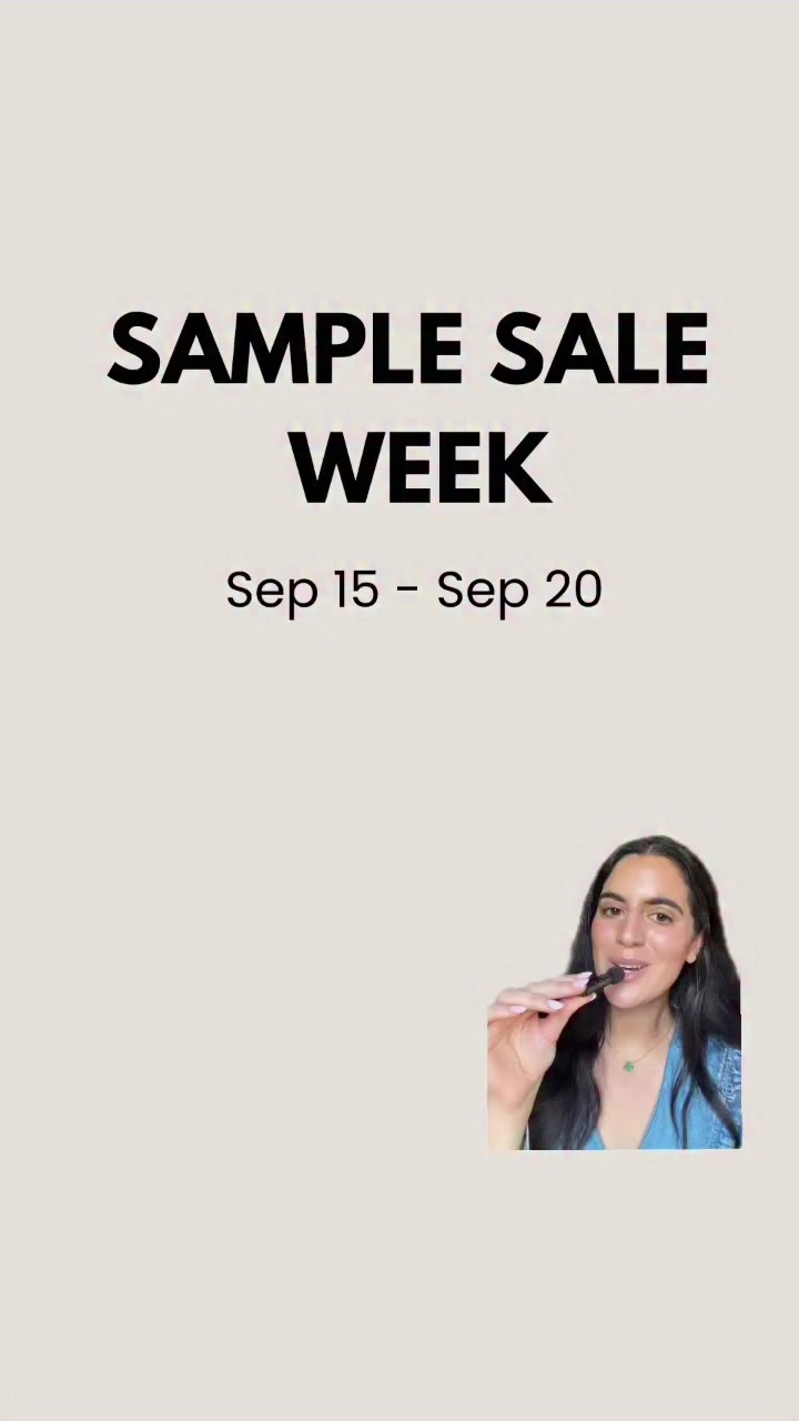 Here’s your weekly list of sample sales happening in NYC (9/15-9/20)!