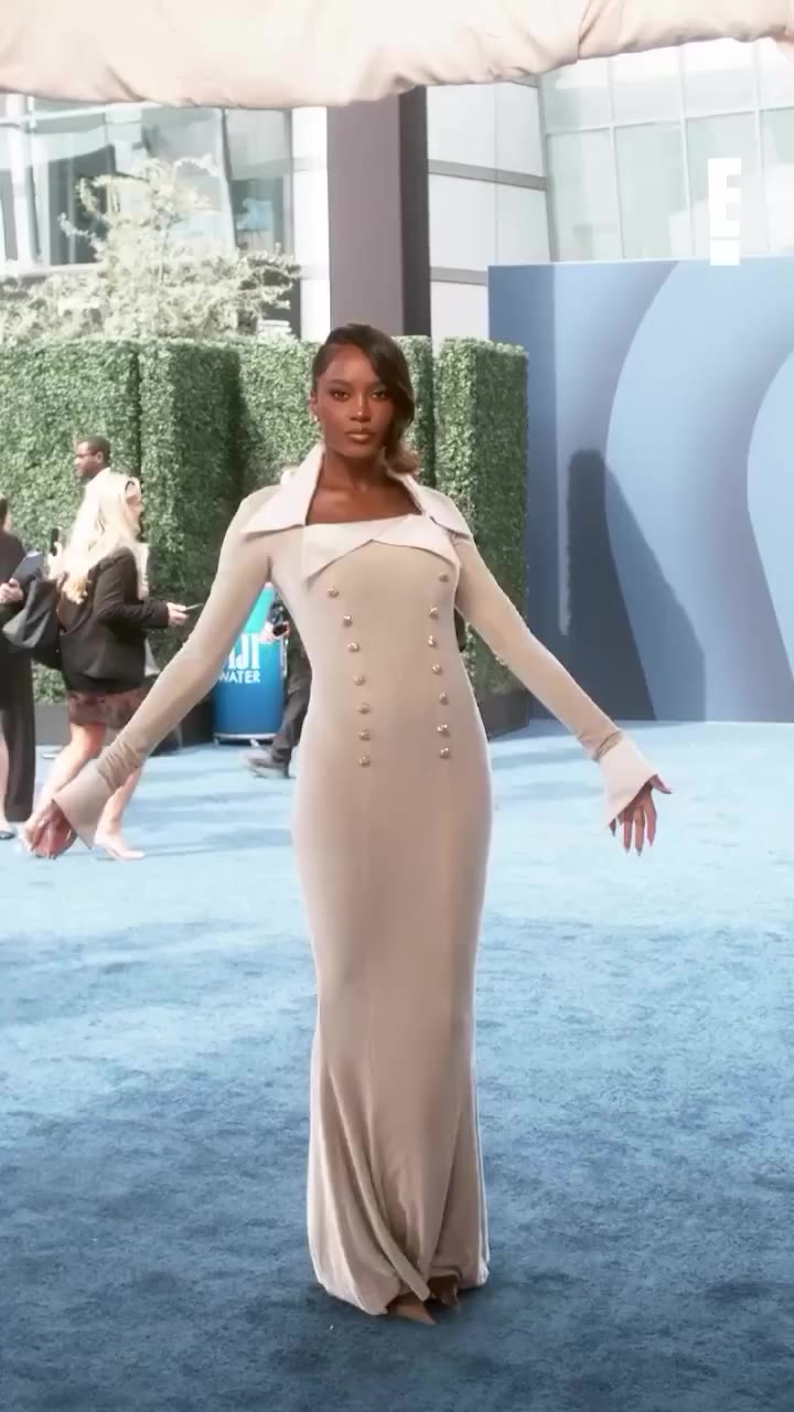 Loving @ciaramiller___ at the Emmys, in a dress I made for Whitney Houston…