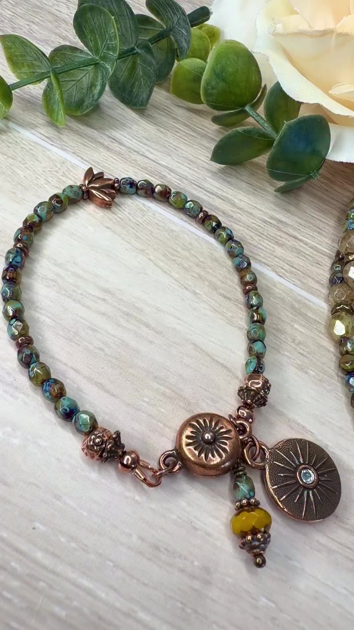 Such a pretty collection don’t you think!?!? High quality beads and findings…