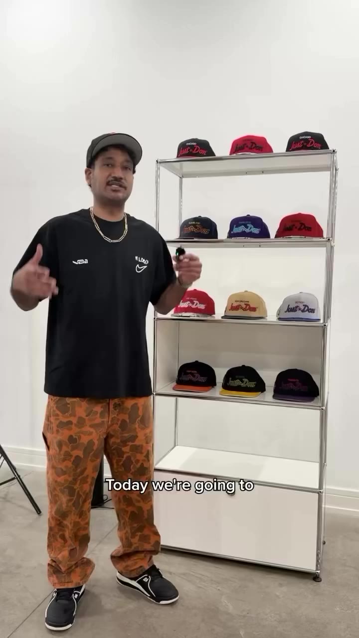 A closer look at the latest Just Don Script Python Hats. 🐍 Don C talks…