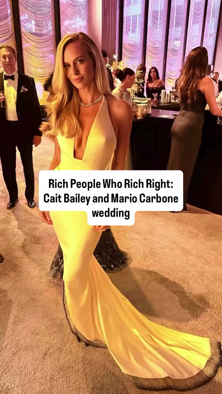 @caitbaileycarbone and @mariocarbone serving pure class at their wedding…