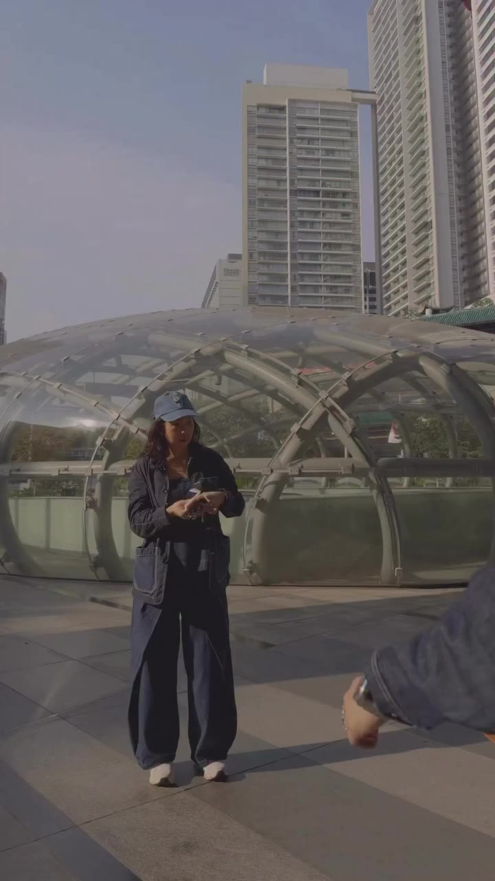teaching mom to do a proper fit check bc who else will Mom’s Fit Headwear…