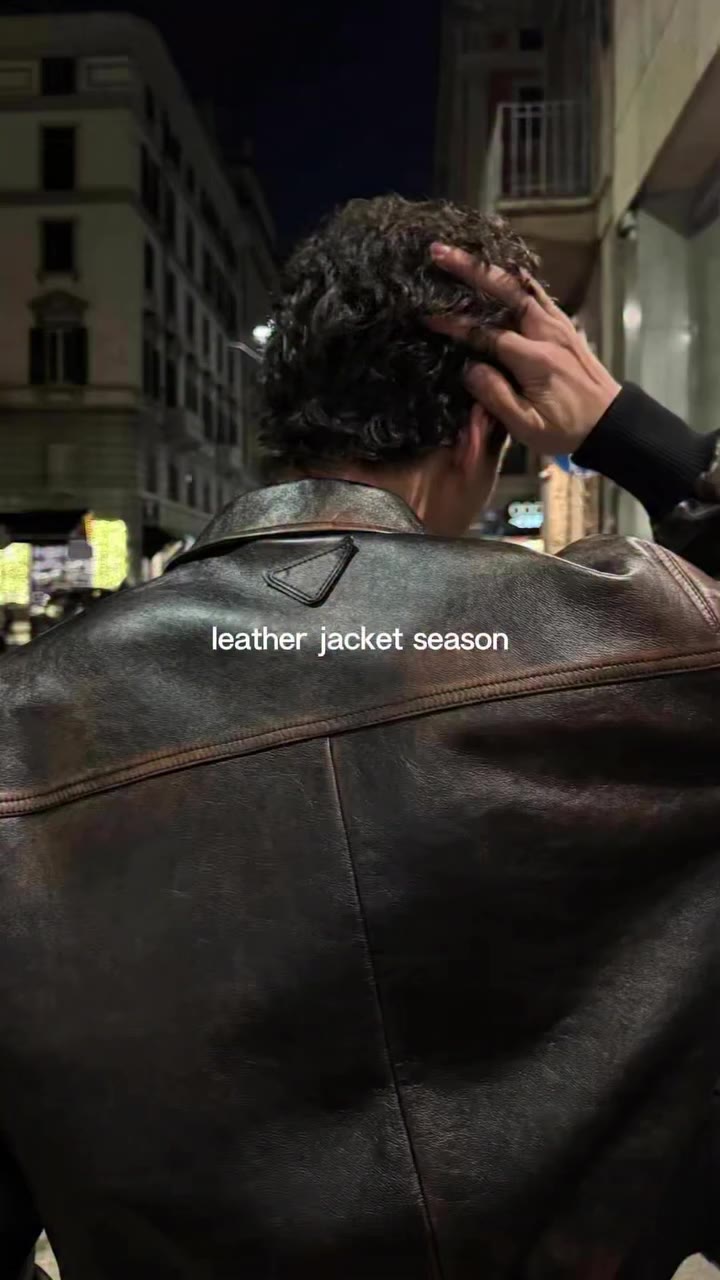 autumn & leather jacket.