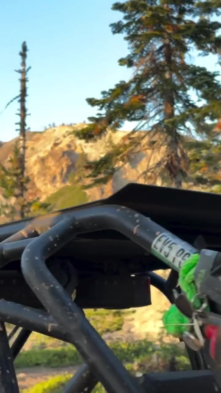 Evening rip to the alpine in the @polarisrzr to the alpine with a RUX 40 for…