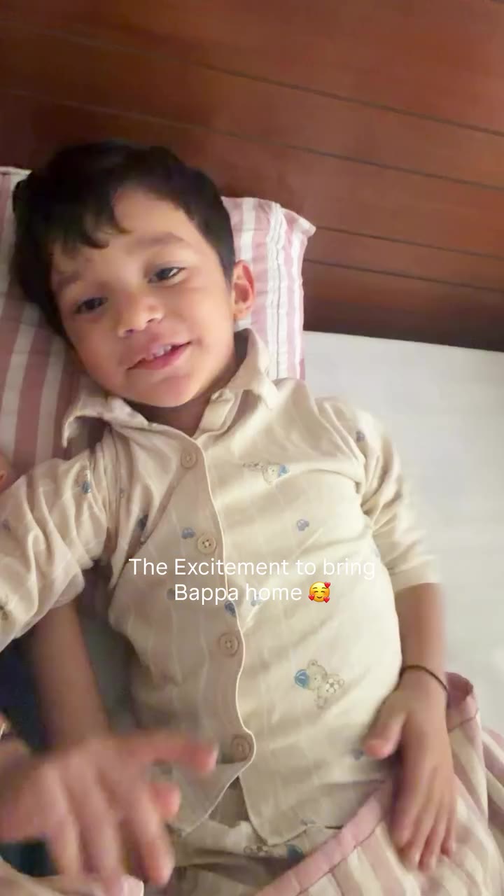 Bappa is home 🥰❤️ Our hearts are full! ❤️ (Made it home just in time)…