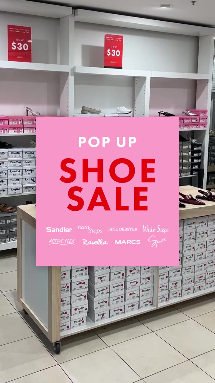 The Shoe HQ Pop-Ups are here! Shop incredible footwear deals in person and…