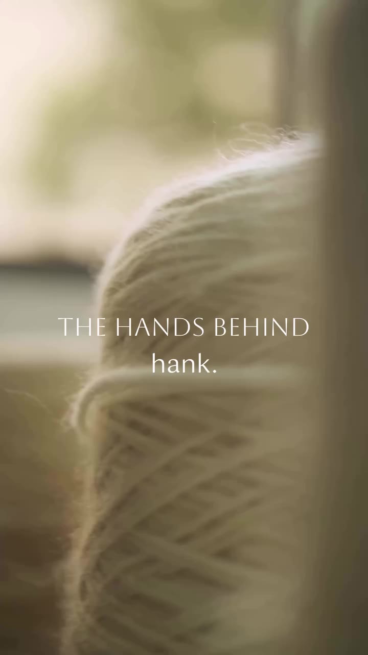 The hands behind hank. Hank is handmade. Hank is made to last. I adore these…