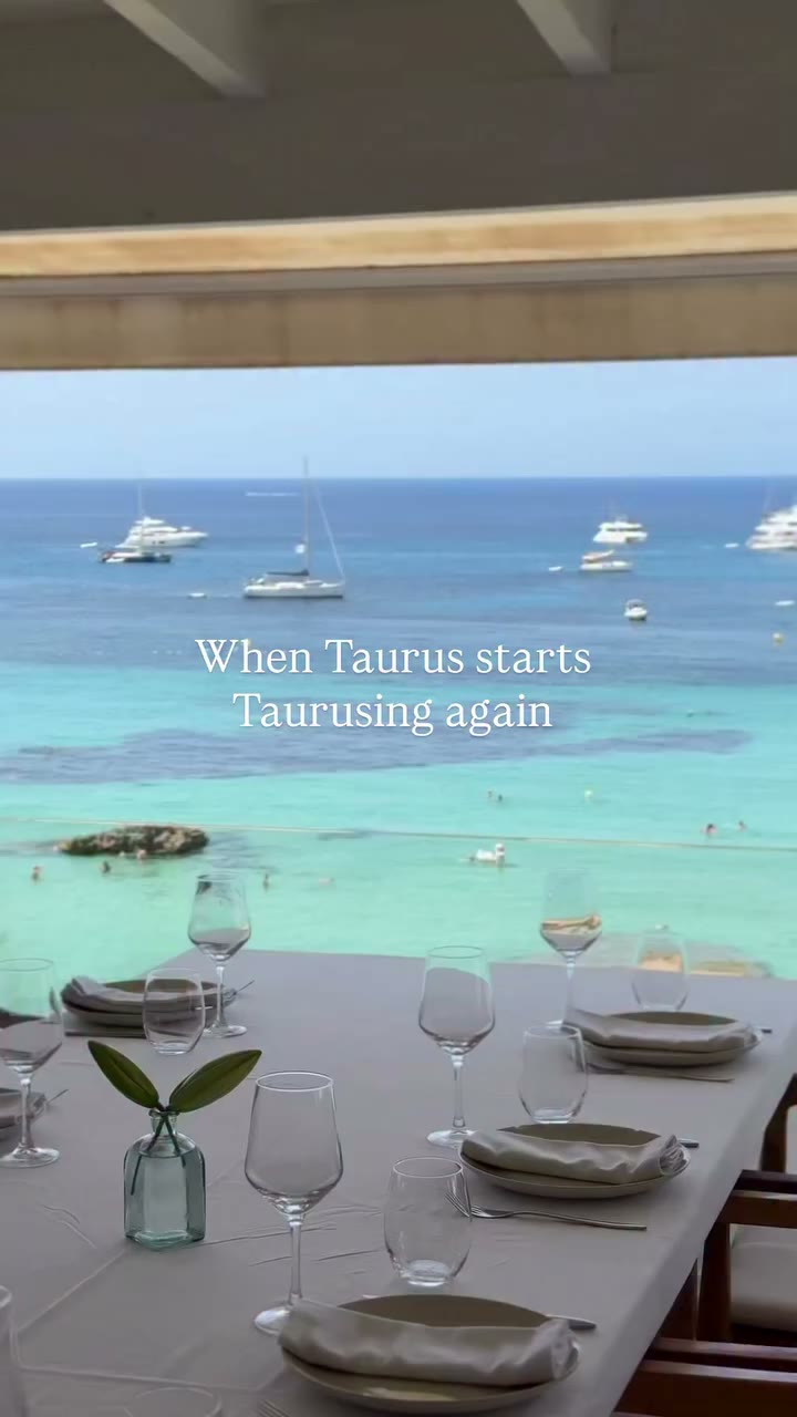 We were born for this. ♉️ #taurus #tauruswoman #taurusmemes #ibizavacation…