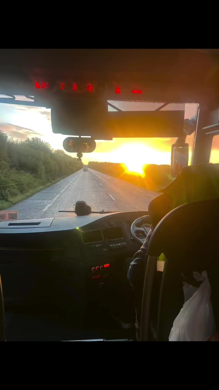 What a beautiful sunrise while heading to the National ploughing championships…