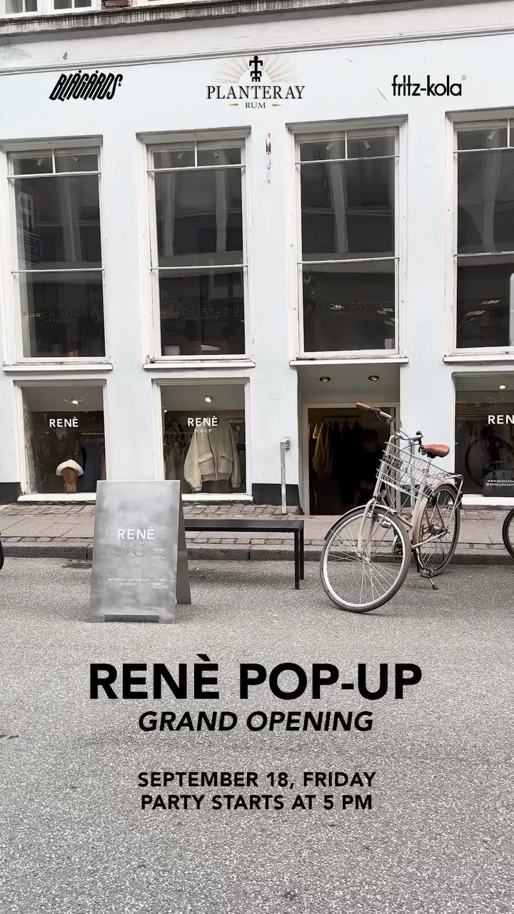 Join us this Friday from 5 PM at the RENÈ pop-up as we celebrate the grand…