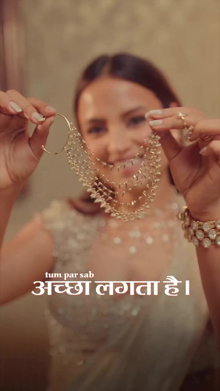 Tum par sab accha lagta hai✨ Ft. Mogra Bageecha Sahara in Pearls and Gold…