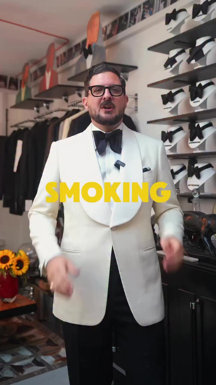 SMOKING JACKETS Let’s talk smoking jackets. Step aside, dinner suit — there’s…