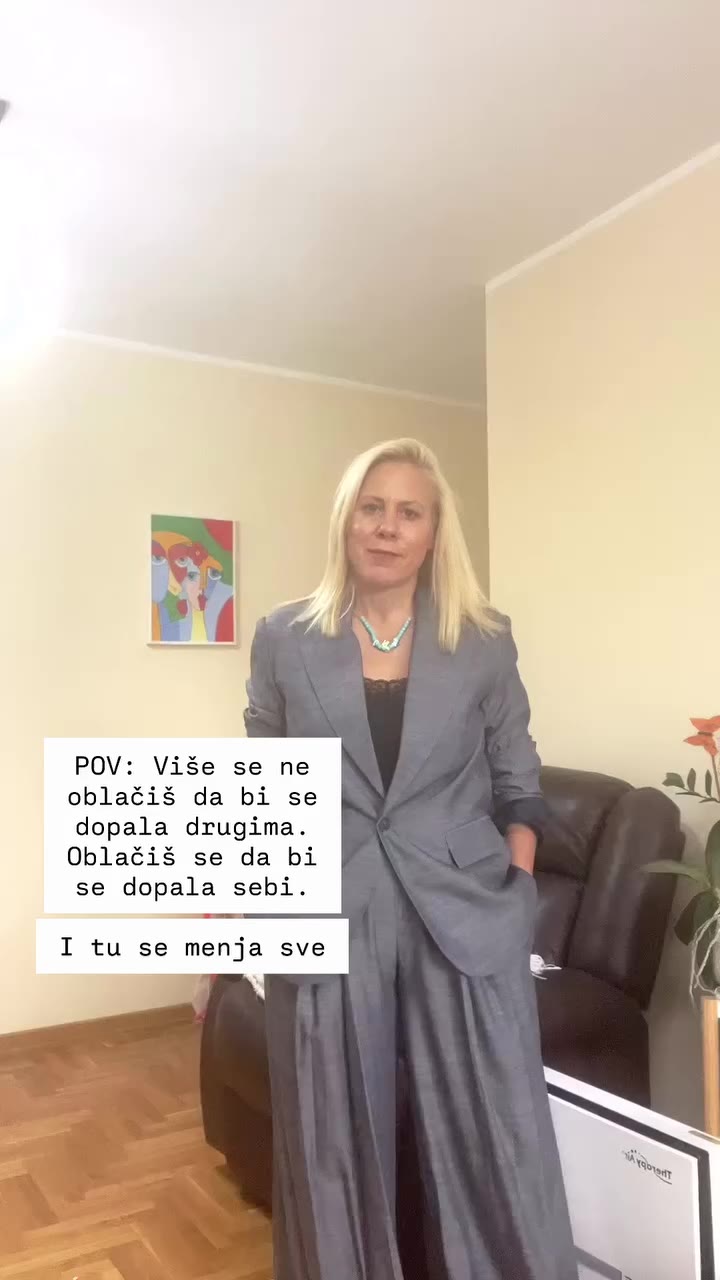 Nekada sam imala potrebu da se dopadnem drugima, a danas shvatam da je to bio…