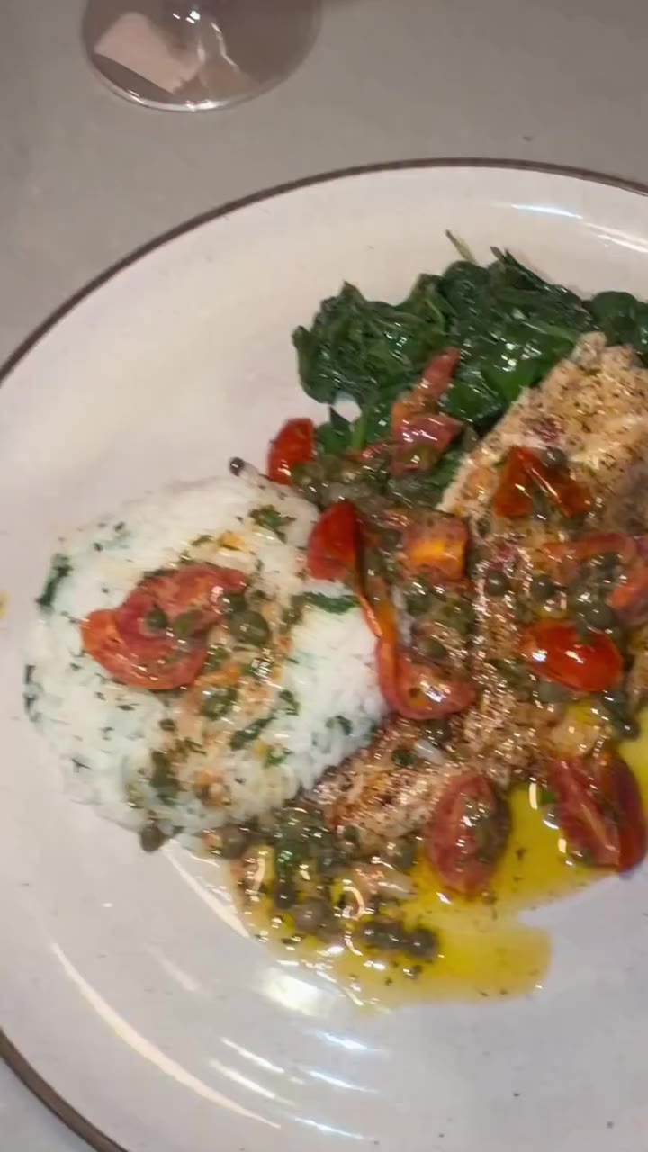 Lemon Butter Sauce Branzino 1000/10!!!