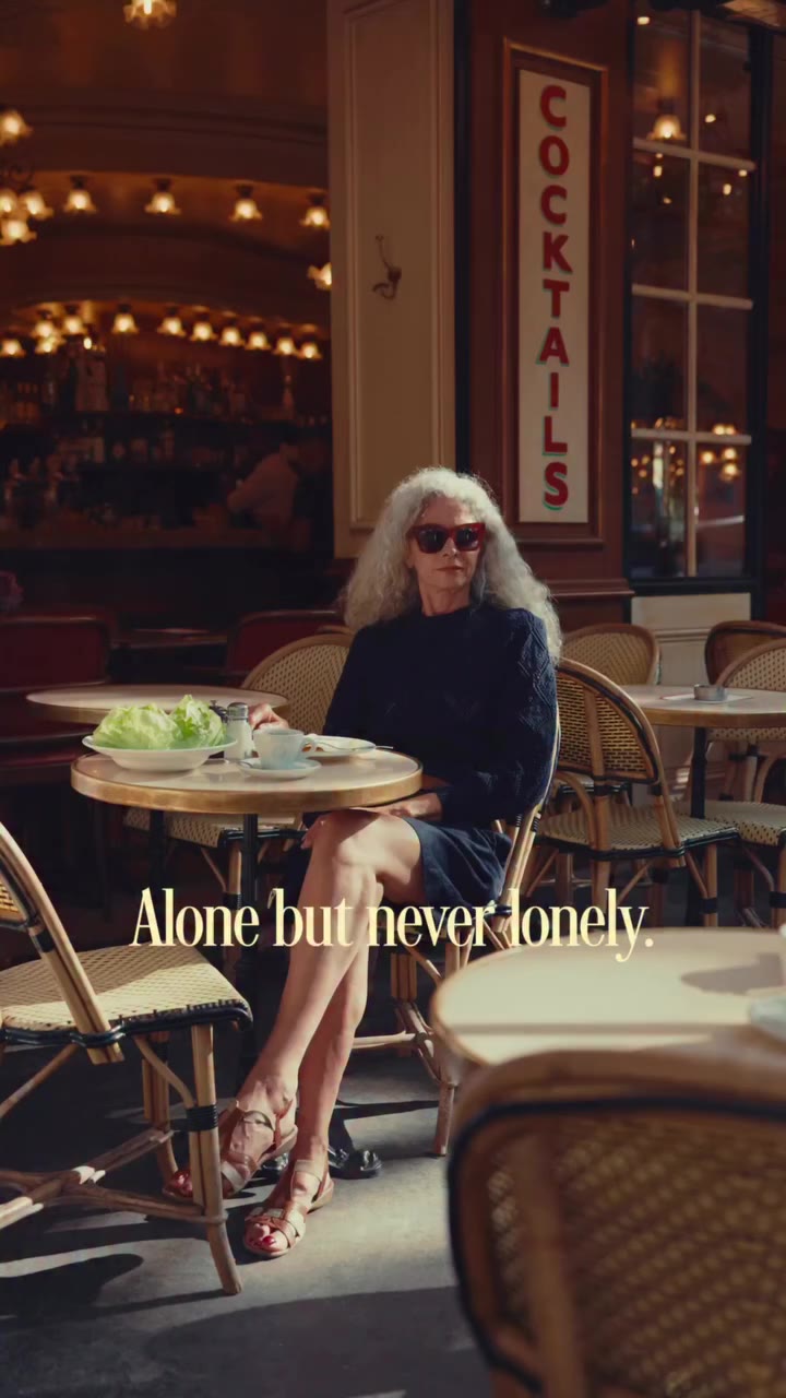 Alone, but never lonely. Sometimes you really are your own best company.