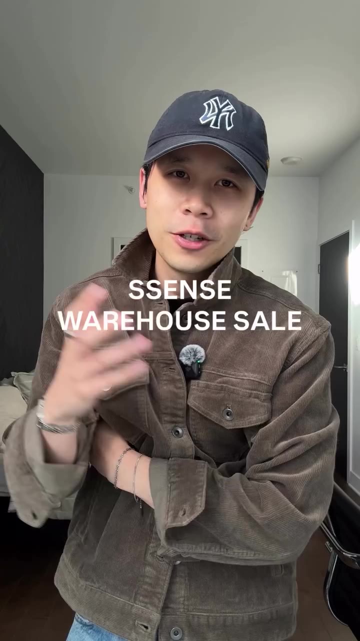 @ssense warehouse sale haul