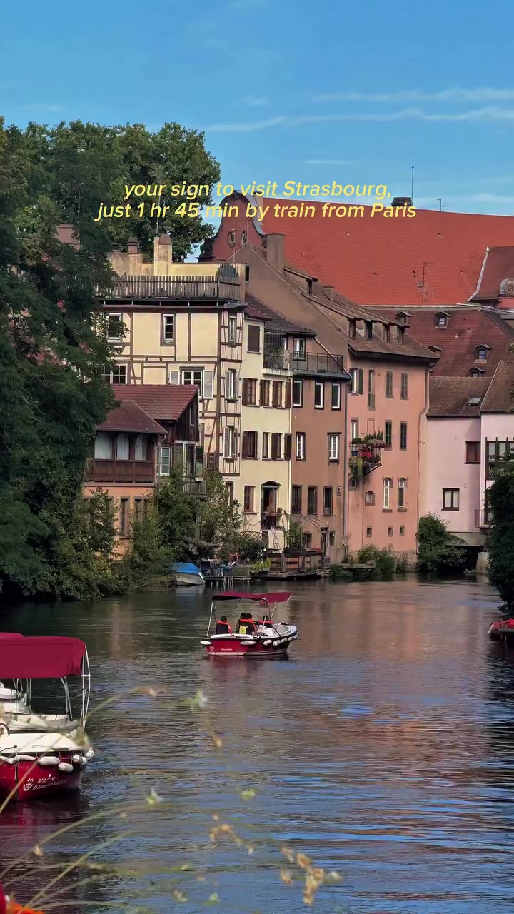 📍 Strasbourg, France! And for when you need to get away from the hustle and…