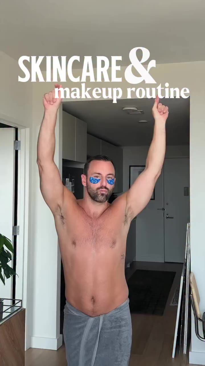 Simple skincare & makeup routine for the men @topicals eye mask @theordinary…