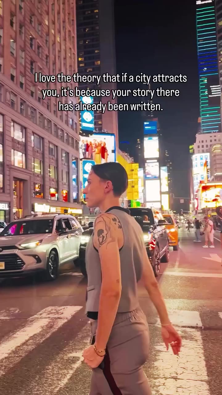 Follow your inner voice ❤️‍🔥 #NYC * * * Filmed by @d.bryanbryxph