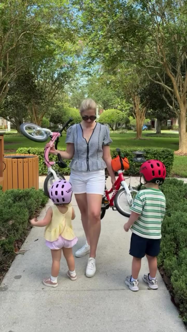 Our current favorite afternoon activity! 🚲☀️ We’ve logged so many hours at…