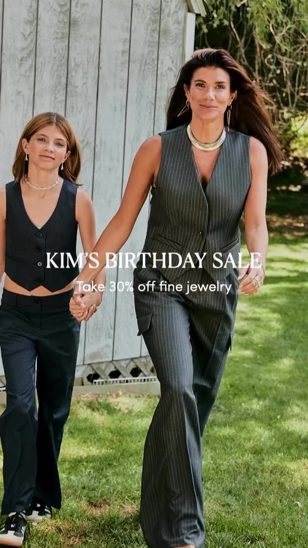 It’s Kim’s birthday, but the gift is for you. 🎂✨ Celebrate with 30% OFF…