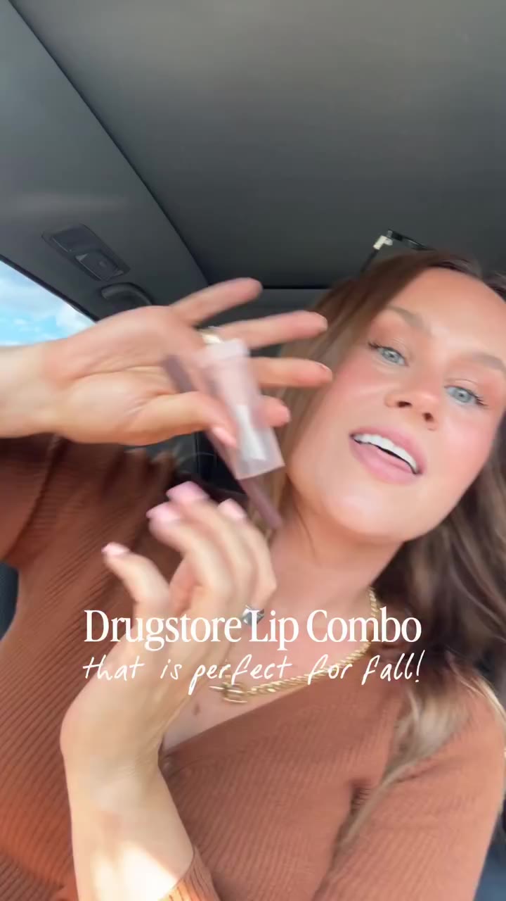 This drugstore lip combo is glossy, pretty universally flattering and perfect…