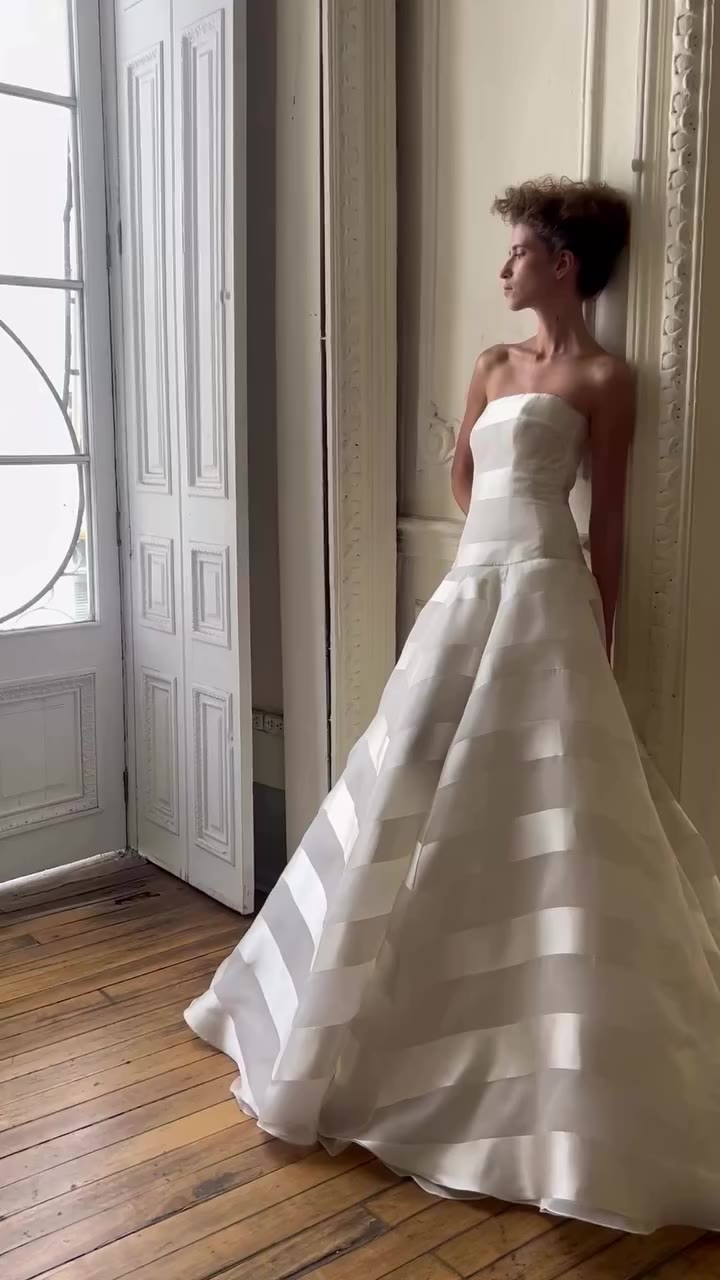 Behind the scenes with Seraphine, where sculptural volume meets the lightness…