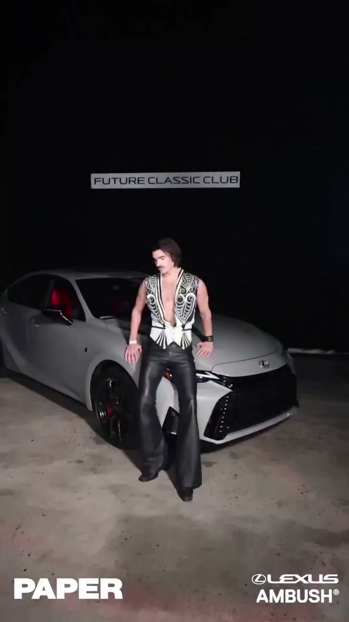 First glam bot kinda nervous #papermagazine #lexus #ambush #glambot