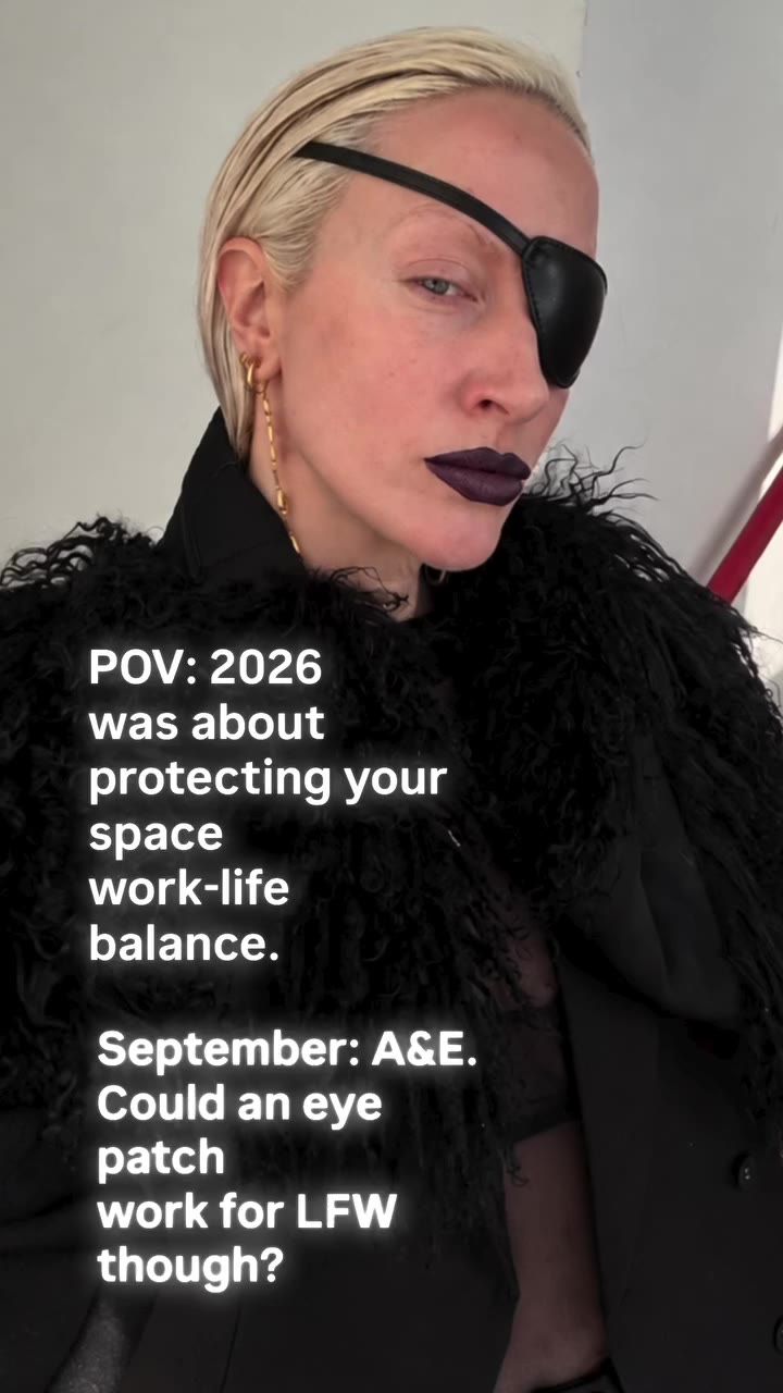POV: London Fashion Week is approaching and your body kept a score. 🫨 “I GOT…